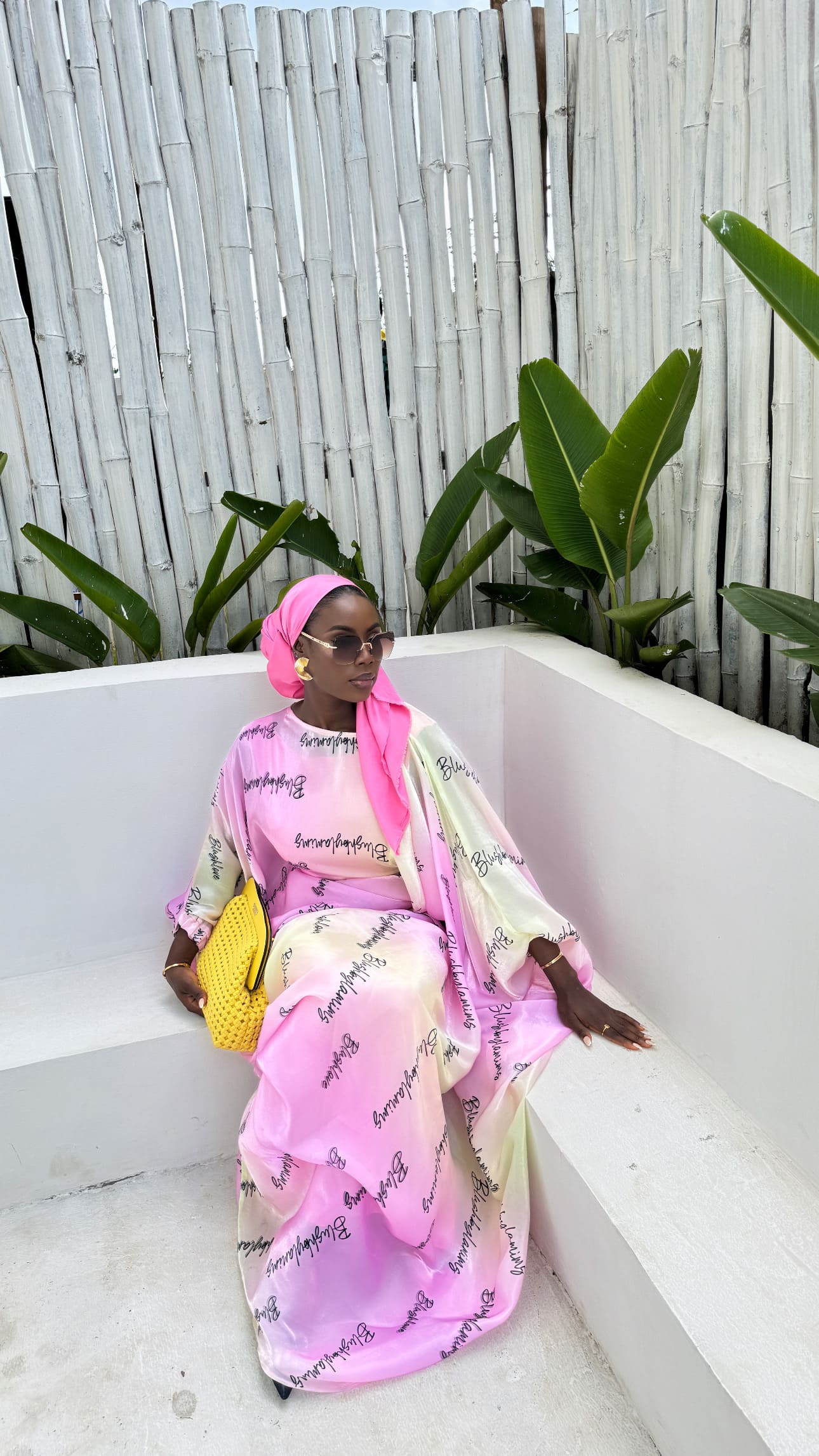BLUSH MONO PRINT