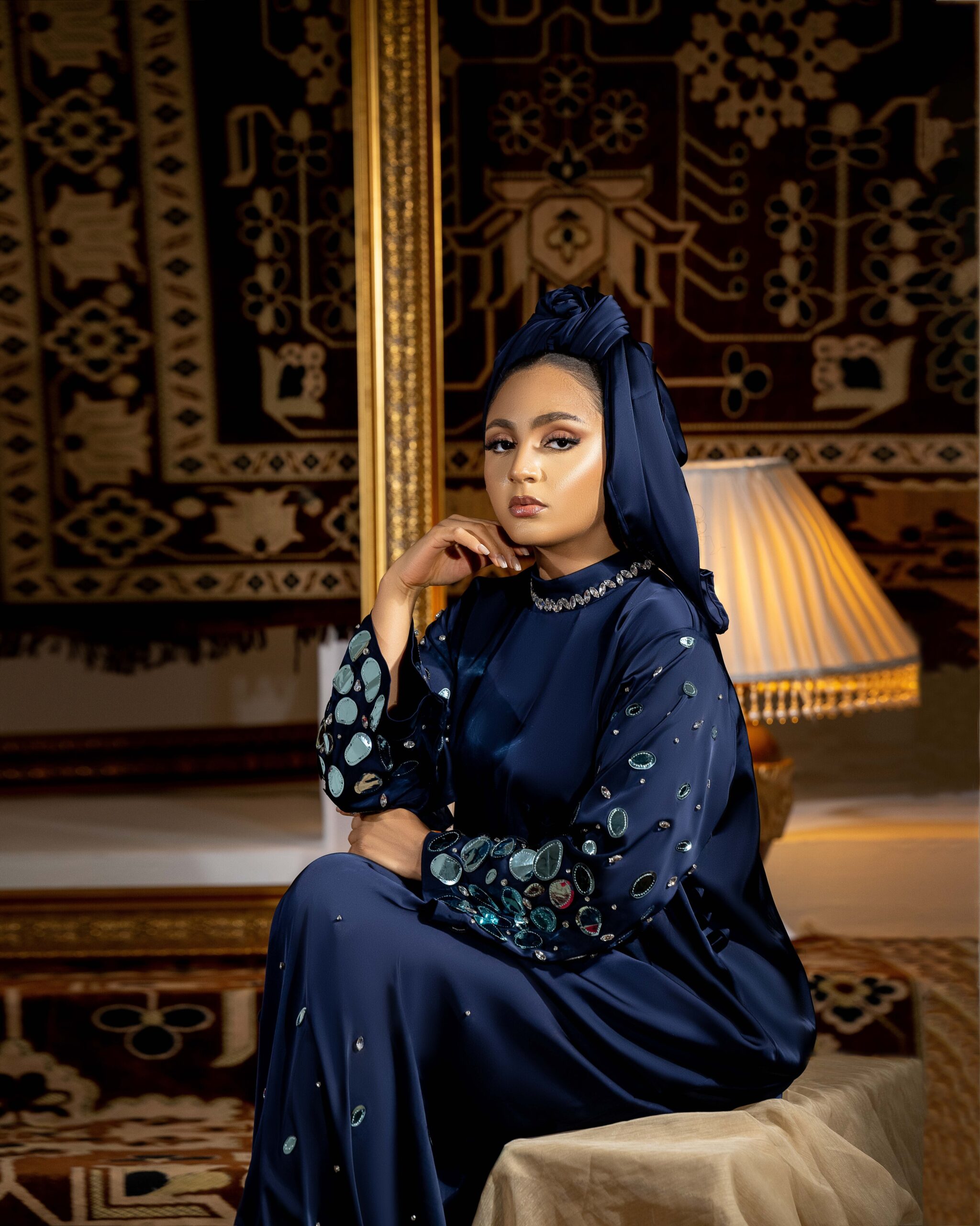 ROSE KAFTAN SET
