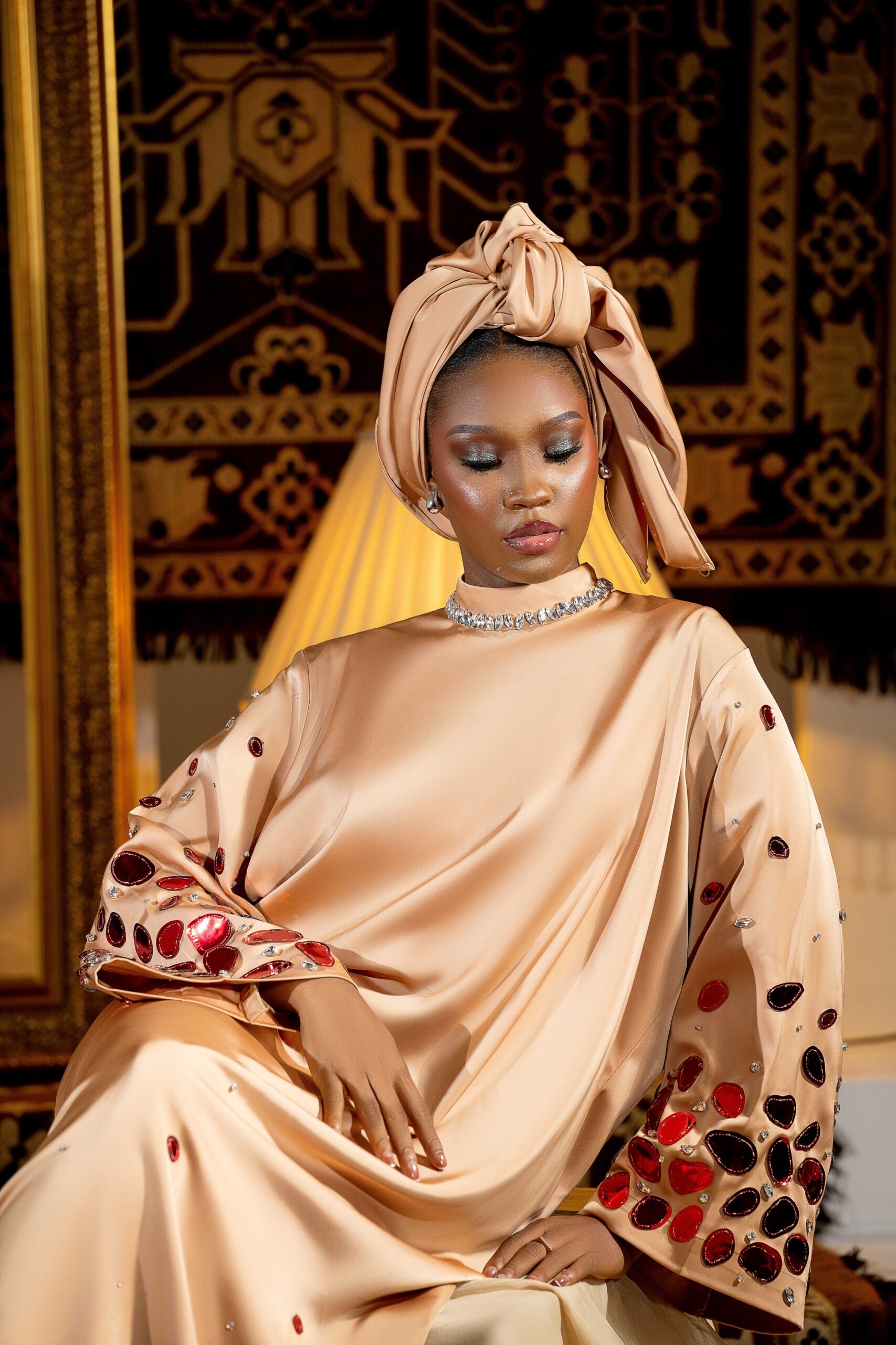 ROSE KAFTAN SCARF